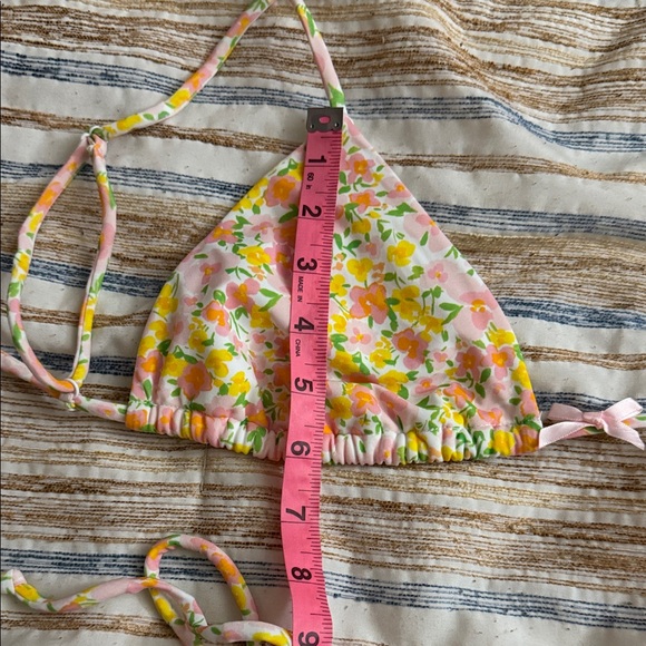 Pacsun Eco PINK FLORAL LOLA BOWTIE BIKINI SET - Picture 9 of 16